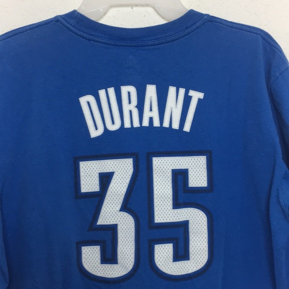 ✅Men Adidas NBA OKC Kevin Durant Shirt Size M - Picture 4 of 5